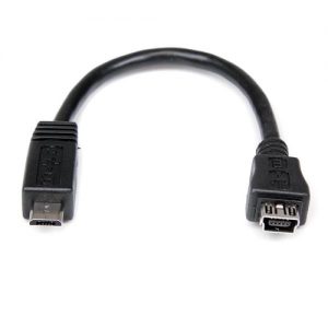 StarTech 15cm Micro USB to Mini USB Adapter M/F