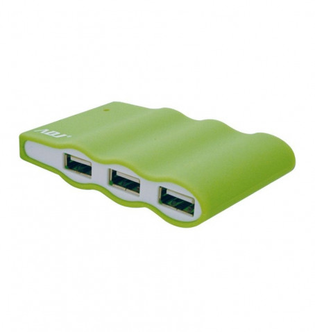 HB154 4 Ports USB 2,0 HubGreen color