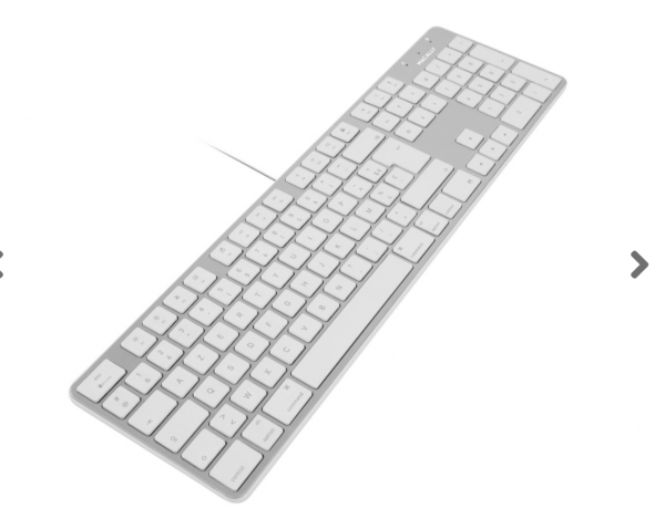104 Key ultra slim USB keyboard for Mac - Azerty