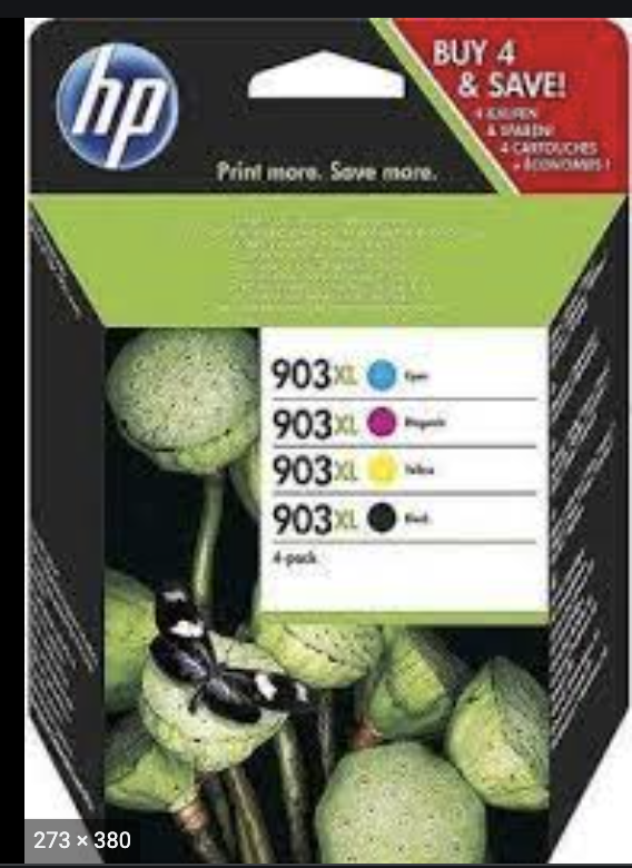 HP Ink/903XL High Yield C/M/Y/K 4-pack