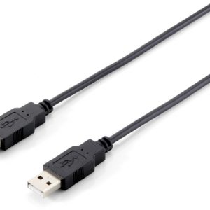 EQUIP USB 2.0 Cable A/A M/M 3m black shielded