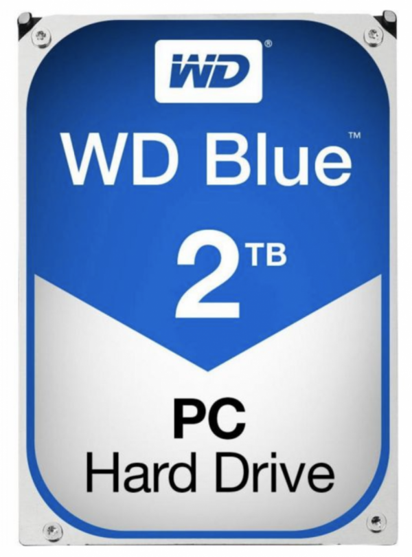 Western Digital HDD 2TB IntelliPower 64MB SATA3 BLUE (gewone schijf, geen SSD)