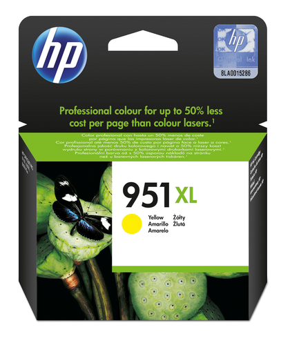 HP CART 951XL Yellow Officejet Ink Cartridge
