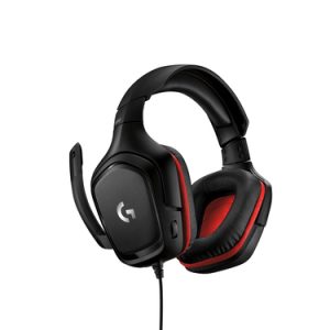 Logitech G332 LEATHERETTE Game-Headset wired Red