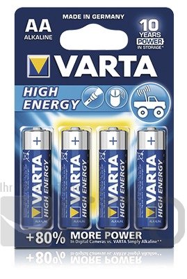 Varta High Energy Battery AA blister 4-stuks