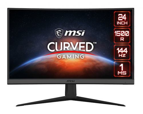 MSI OPTIX G24C6 24"FHD CURVED 144Hz AG 1MS NON-TOUCH BLACK
