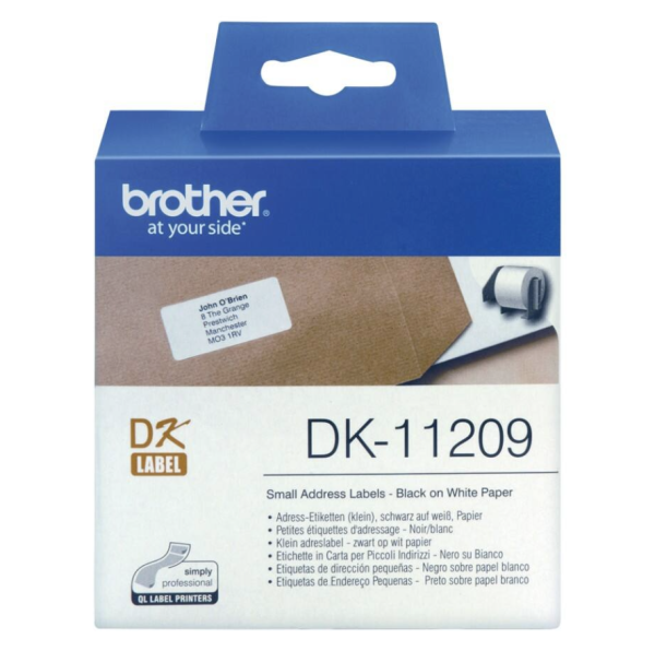 DK-11209 Small adress label (29x62mm) 800 lab