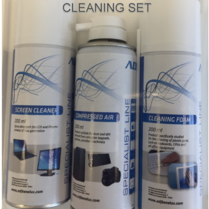 ADJ Cleaning Set - Screen/Air/Foam - 3 x 200ML