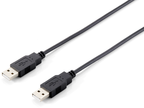 EQUIP USB 2.0 Cable A/A M/M 3m black shielded
