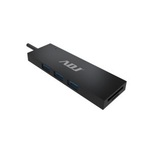 Hub Dock USB C Multiport ADJ - 3 Port USB 3.1 + Cardreader