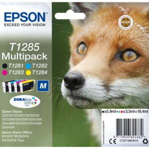 Epson Ink/T1285 Fox 3.5ml CMY 5.9ml BK