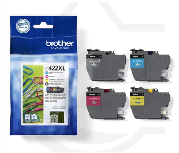 Brother LC-422XLVAL Value Pack (3000 pages)