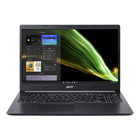 Acer Aspire 5 15.6"FHD IPS r5-5500U 16GB 512SSD Black W11