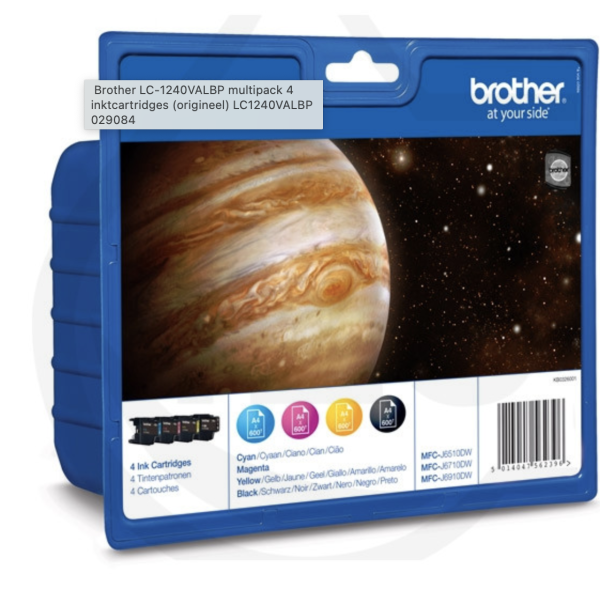 Brother LC-1240 Value Pack - Contains 1x B,C,M,Y