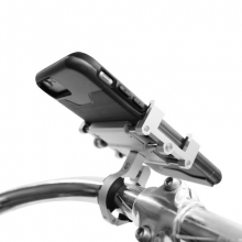 Bike mount - iPhone/smartphone - Silver/Alu